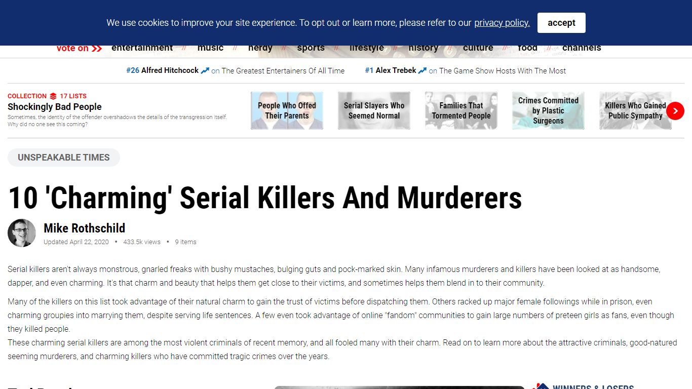 Charming, Good-Looking Serial Killer List - Ranker