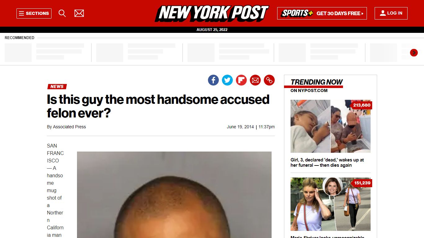 Is this guy the most handsome accused felon ever?